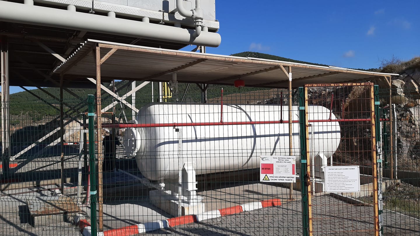 ENDA ENERJİ TUZLA JES  PENTAN TANK VE HATLARI KUMLAMA VE BOYAMA İŞİ